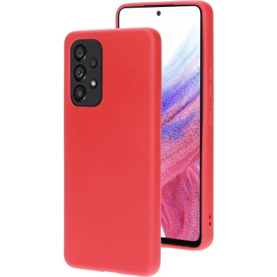 Afbeelding van Mobiparts Silicone Cover Samsung Galaxy A53 (2022) Scarlet Red