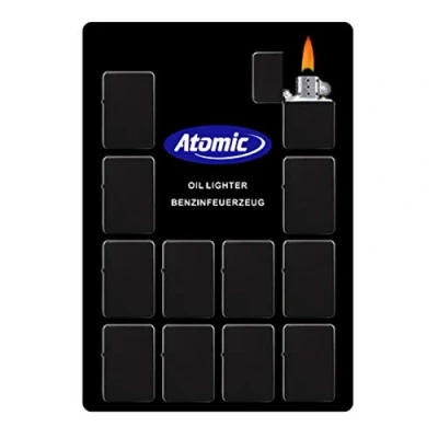 Afbeelding van Atomic Classic Benzine Aansteker Zwart US model