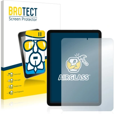 Afbeelding van BROTECT AirGlass kogelwerende glasfolie (1 Stuk, IPad Air 4 WiFi Cellular 2020 (4e generatie)), Tablet beschermfolie