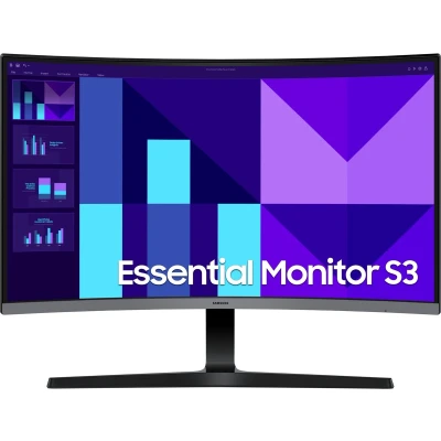 Afbeelding van Samsung Essential S3 S27D390GAU S39GD Series LED monitor gebogen 27&quot; 1920 x 1080 Full HD (1080p) @ 100 Hz VA 250 cd/m² 4000:1 4 ms HDMI, VGA zwart