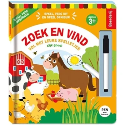 Afbeelding van Image books spelletjesboek zoek en vind boerderij