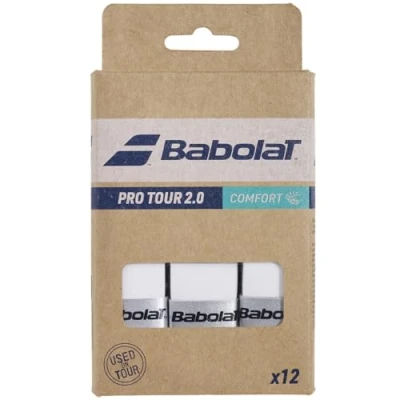 Afbeelding van Babolat Pro Tour 2.0 overgrips wit 12pcs