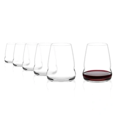 Afbeelding van Stolzle Cocoon 500 ml Rode Wijntumbler Kristal 6 stuks