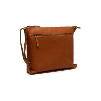 Afbeelding van The Chesterfield Brand Leren Schoudertas Cognac Cartagena