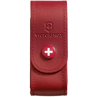 Afbeelding van Victorinox 4.0520.1 etui, leer, rood