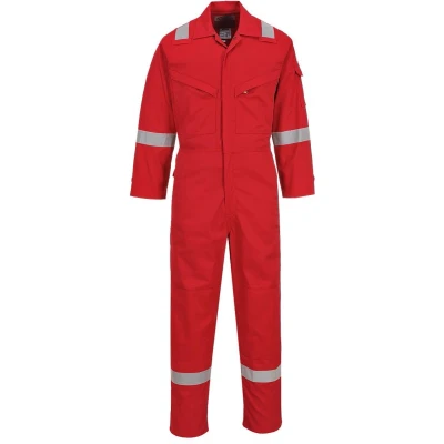 Afbeelding van Overall Vlamvertragend antistatische Lichtgewicht Rood FR28 Portwest