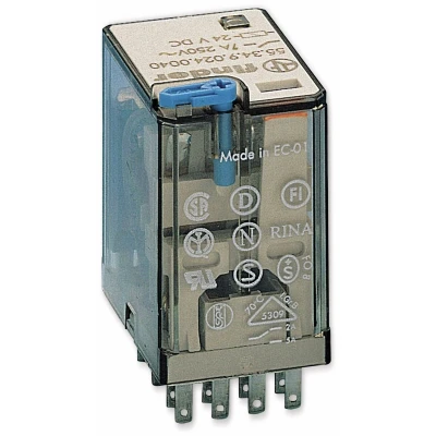 Afbeelding van Finder 55.34.9.024.0090 Steekrelais 24 V/DC 7 A 4x wisselcontact 1 stuk(s)