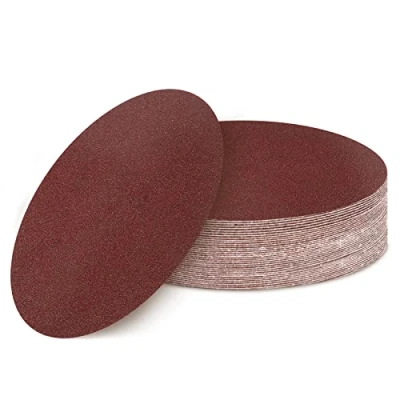 Afbeelding van Schuurpapier 180 mm korrel 60, 30 x schuurschijven, klittenband schuurbladen voor lange nekschuurmachines, gipsplaten (zonder gaten)