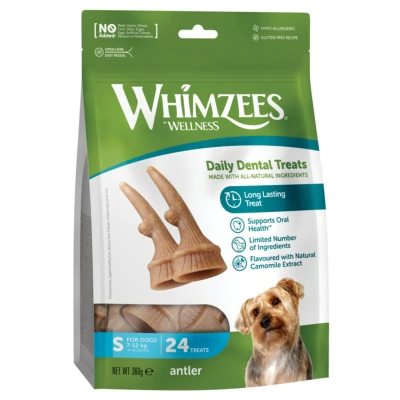 Afbeelding van Whimzees Antler Stazak Hondensnacks 24 stuks Small