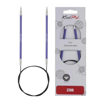 Afbeelding van KnitPro Zing Rondbreinaalden 40cm 4,5mm