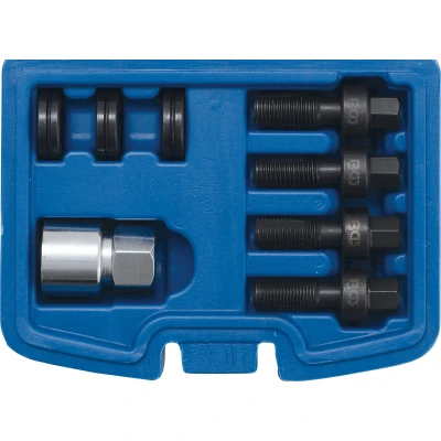 Afbeelding van BGS Schroefdraad reparatieset voor wielbouten en wielmoeren M12 &amp; M14 8 delig