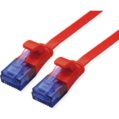 Afbeelding van VALUE UTP patchkabel, Cat.6A (Class EA), extra plat, rood, 5 m