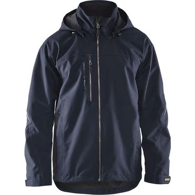 Image de Veste hardshell marine foncé/noir
