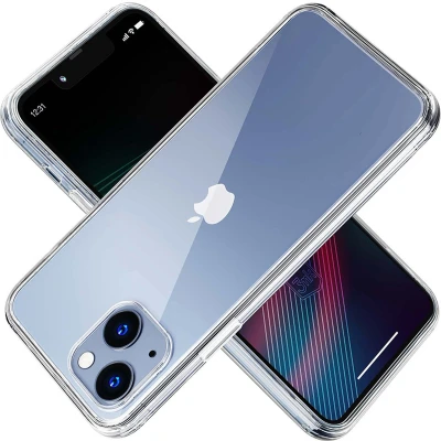 Afbeelding van 3mk iPhone 14 Plus Clear Case Telefoonhoesje voor Optimale Bescherming Transparant