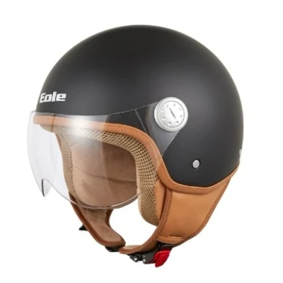 Afbeelding van EOLE ROADNMM001 Jethelmen S, 55 56 cm diepzwart ECE 22.06