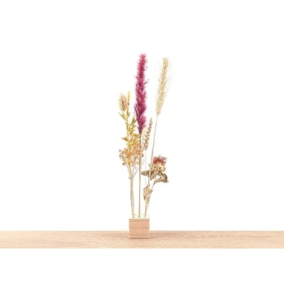 Afbeelding van Wooden Dried flower stand Small