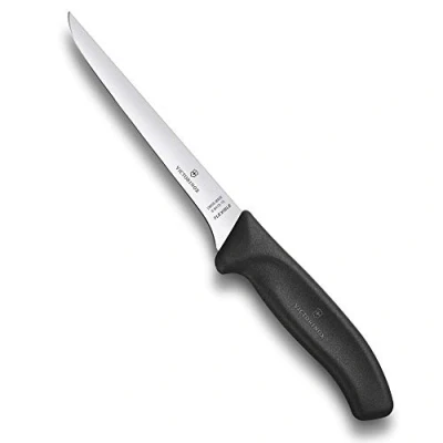 Afbeelding van Victorinox Swiss Classic uitsteekmes, scherpte, flexibele messen van roestvrij staal, zwarte handgreep, 20 x 1 3,3 cm