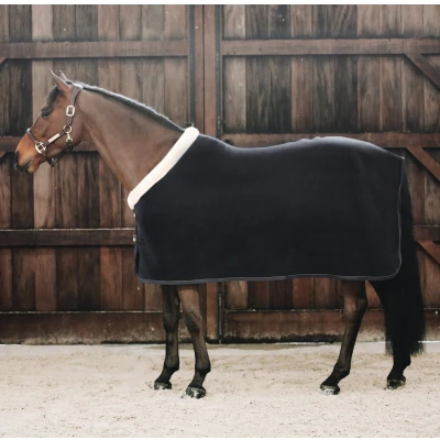 Image de Kentucky Couvertures Anti Transpiration Show Fleece Heavy Noir 155/206