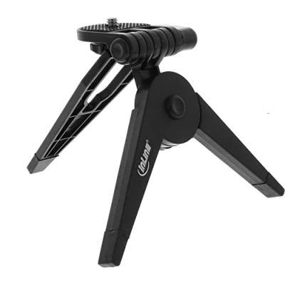 Afbeelding van InLine Mini statief 85mm, opvouwbaar, zwart, Statief, Zwart
