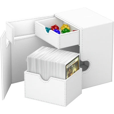 Afbeelding van Ultimate Guard Flip&#039;n&#039;Tray 133+ Xenoskin White Card Boxes