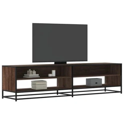 Afbeelding van vidaXL Tv meubel 180,5x40x46 cm bewerkt hout bruin eikenkleurig