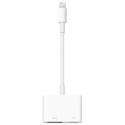 Image de Adaptateur audio Lightning de Original Apple Blanc Plastique