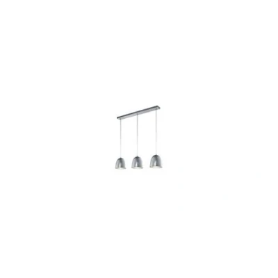 Image de Suspensions ontario nickel mat argent 3x40w e14