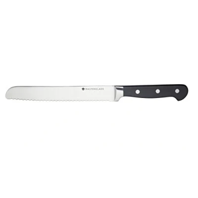 Afbeelding van Broodmes 20cm , Afgeronde punt Tipless RVS Lemmet Bread Knife MasterClass