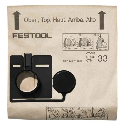 Image de FESTOOL FIS CT 33/5 sac à poussière (5 pièces) 452971