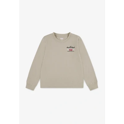 Afbeelding van Levi&#039;s Legendary TEE Longsleeve voor kinderen, Maat: 98, Beige