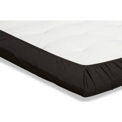 Afbeelding van Beter Bed Select Hoeslaken Jersey topper 180 x 200/210/220 cm zwart