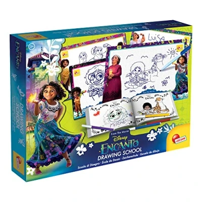 Afbeelding van Lisciani Giochi Encanto Drawing School, 4 borden voor schrijven en wissen, markers, handleiding, meerkleurig, YS/m, 98248
