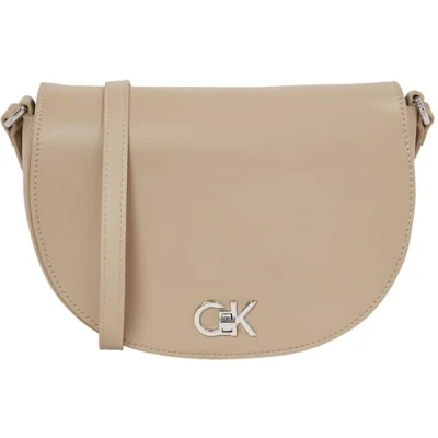 Afbeelding van Calvin Klein Crossbody Saddle BAG Schoudertas, Dames, Maat: One Size, Crockery