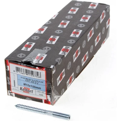 Afbeelding van Kelfort Stokeind verzinkt 69 gram M10 x 100mm