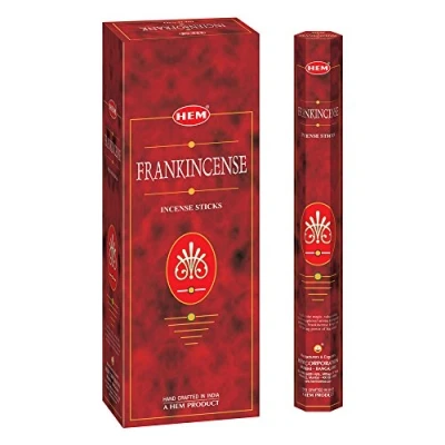 Afbeelding van Frankincense Box Of Six 20 Sticks Tubes, 120 in totaal, Hem Incense From India by