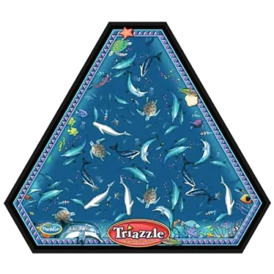 Afbeelding van ThinkFun 76491 Triazzle Delfine, een logische puzzel voor kinderen en volwassenen vanaf 8 jaar