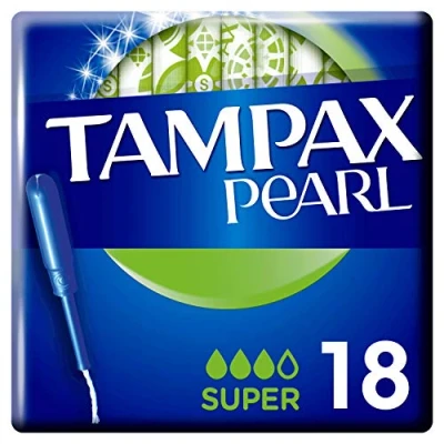 Afbeelding van Tampax Pearl Super Tampons 18 Stuks Met Inbrenghuls