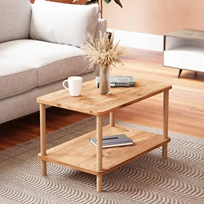 Afbeelding van Salontafel Jelling 43x70x44 cm houtkleurig