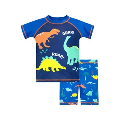 Afbeelding van Harry Bear Tweedelig badpak voor jongens, dinosaurus, Blauw