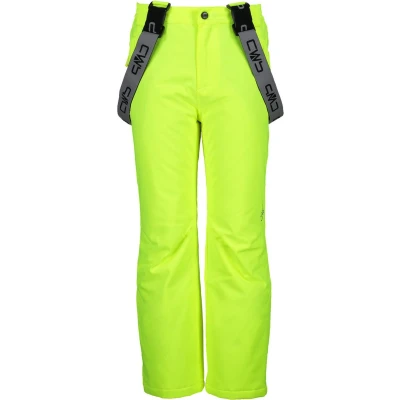 Afbeelding van CMP KID Salopette Unisex Skibroek voor kinderen, Maat: 140, Yellow fluo
