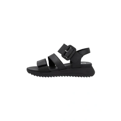 Afbeelding van Rieker Sport Sandalen met sleehak, Dames, Maat: 41, Schwarz Schoenen