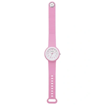 Afbeelding van Hip Hop Horloge, Dames, Maat: One Size, Rosa bianco