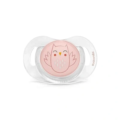 Afbeelding van Suavinex Fopspeen Bonhomia Reversible 0 6mnd Owl Pink