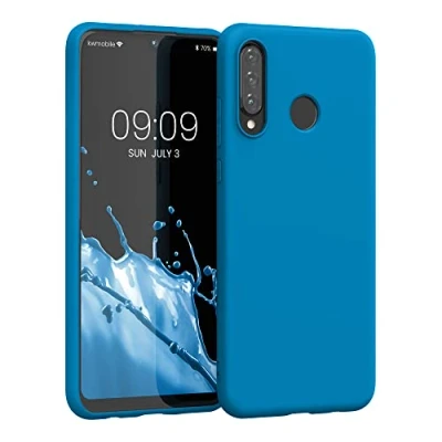 Afbeelding van kwmobile telefoonhoesje geschikt voor Huawei P30 Lite Hoesje smartphone Back cover in Caribisch blauw