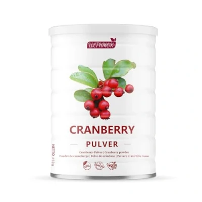 Afbeelding van ULTHMOK Premium Cranberry Poeder 450 g Atomized Sapdroging, 100% natuurlijke wilde veenbessen, zonder additieven, toegevoegde suiker