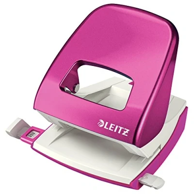 Afbeelding van Perforator Leitz WOW 5008 Nexxt metaal 30 vel roze