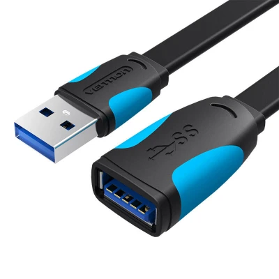 Afbeelding van Vention Platte USB 3.0 Verlengkabel VAS A13 B300 3 meter