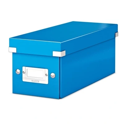 Image de Leitz click &amp; store boîte de rangement format cd bleu brillant esselte group 60410036