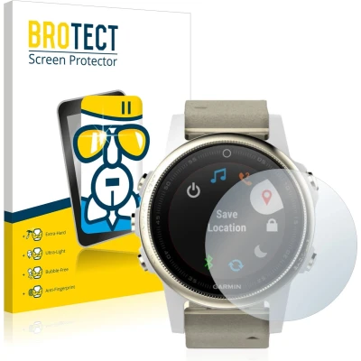Afbeelding van BROTECT Screenprotector voor Garmin Fenix 5S (42 mm) Folie Beschermfolie Beschermglas transparant