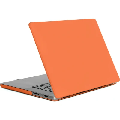 Afbeelding van iMoshion Laptop Cover Geschikt voor MacBook Air 13 inch (2024) M3 chip / (2022) A3113 A2681 oranje